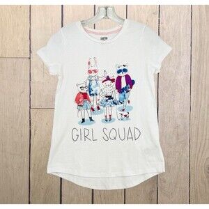 Spotted Zebra Girls' Short-Sleeve Tunic Top Girl X-Large White